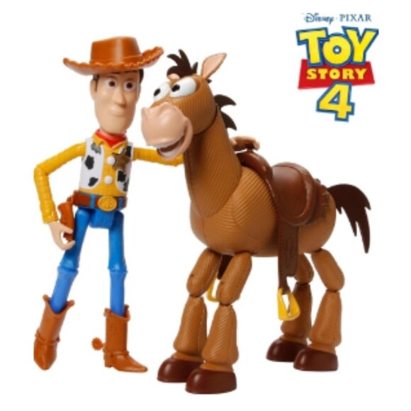 Disney Pixar Toy Story Movie Set of 2 Action Figures Collectible Pack🆕⌚📦🏃💨🚚 - Picture 1 of 16